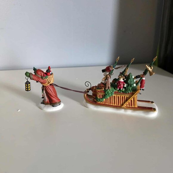 🎀SALE 🎀EUC Dept 56 "Father Christmas's Journey" Heritage Collection Vintage - Picture 6 of 10
